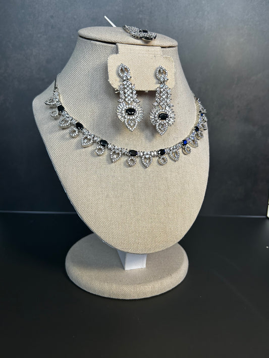 Silver Necklace Set
