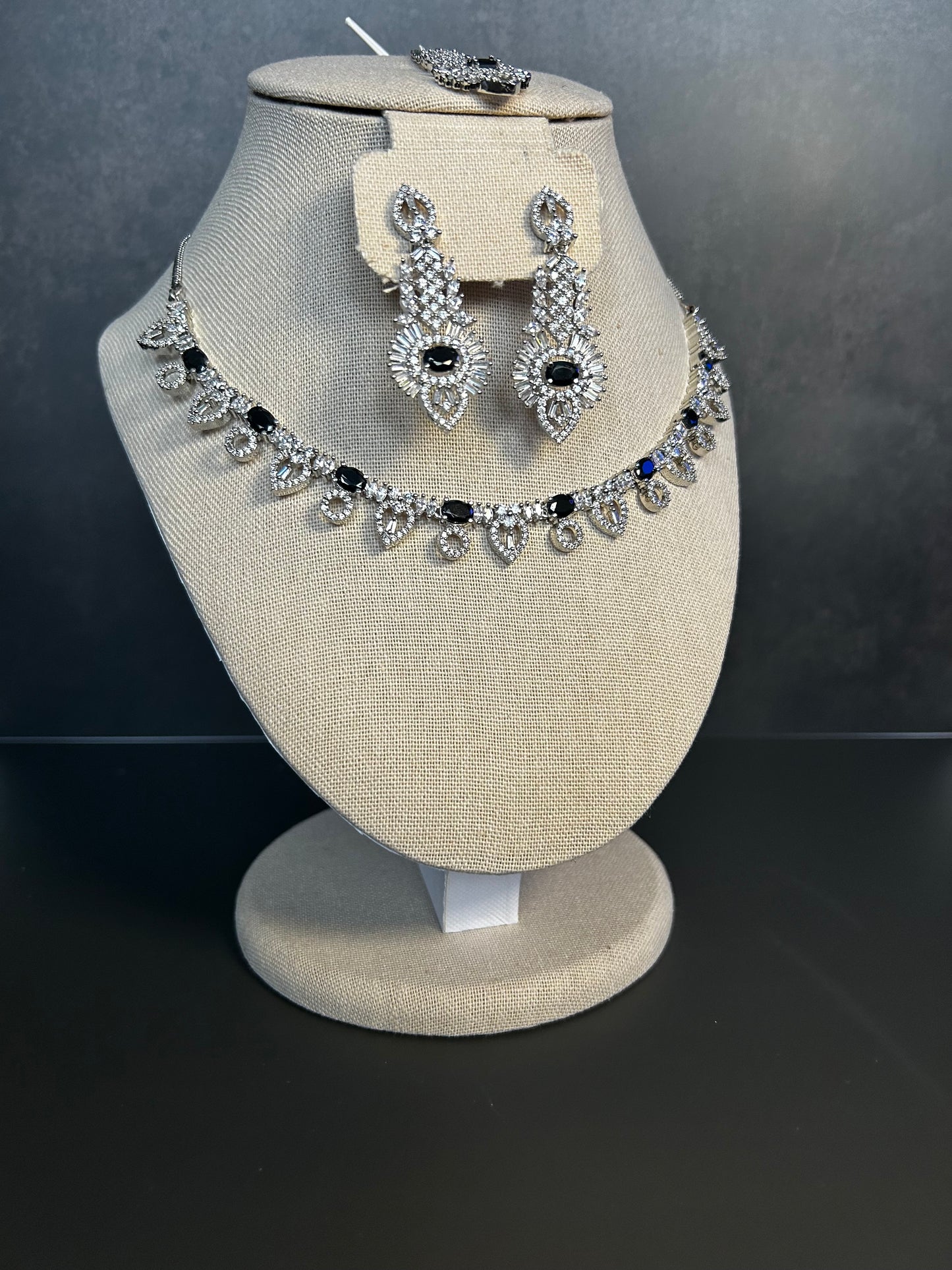 Silver Necklace Set