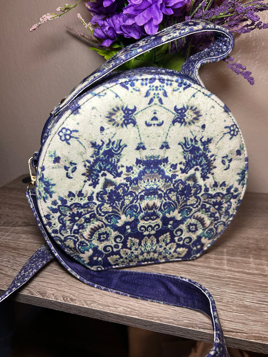 Blue Velvet Crossbody