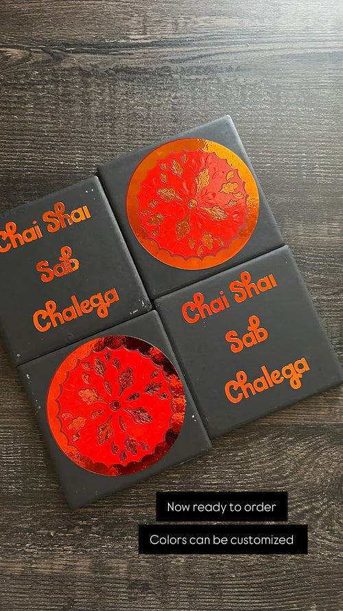 Chai Shai Red Coasters