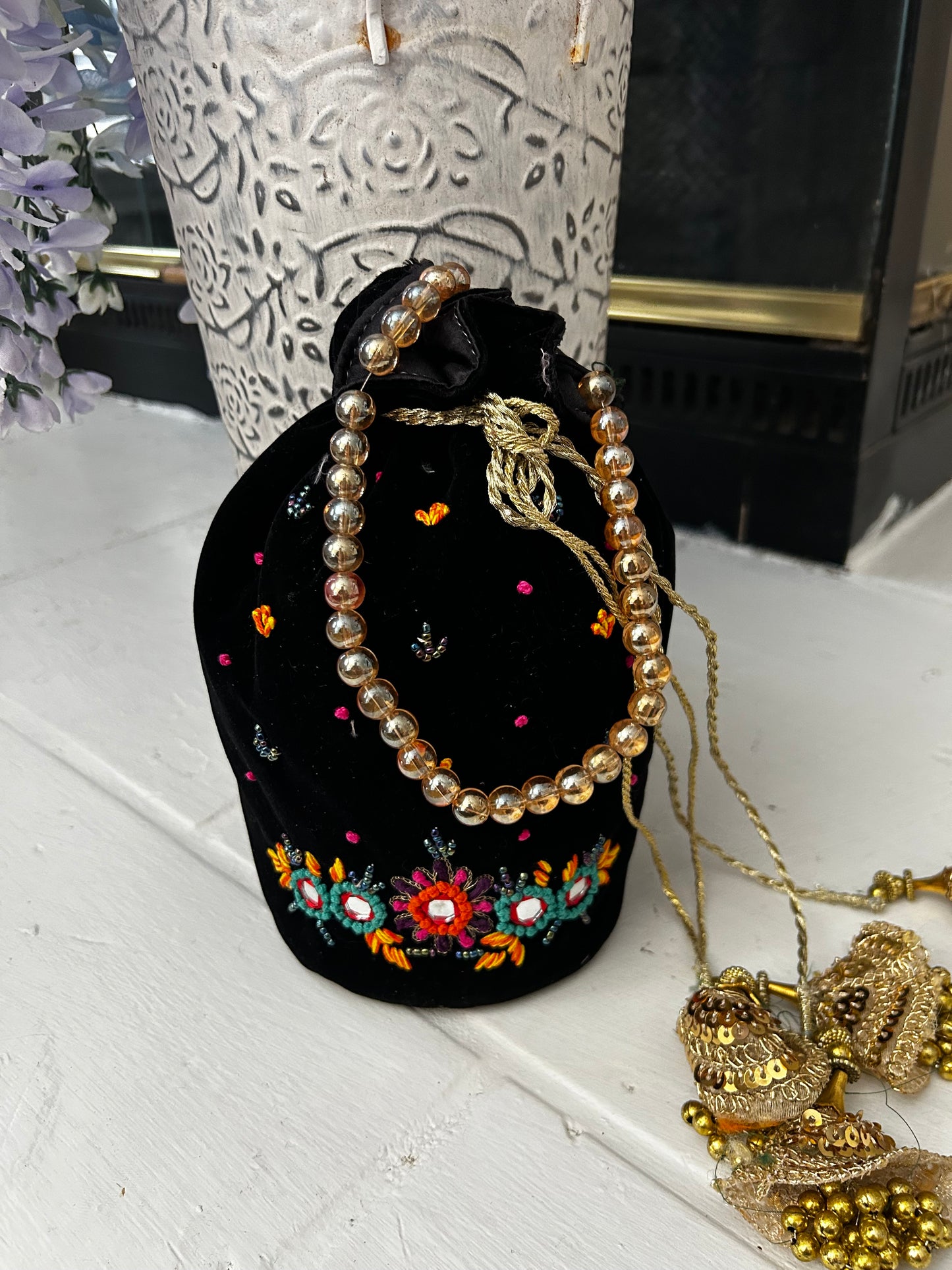 Black Multi Potli bag