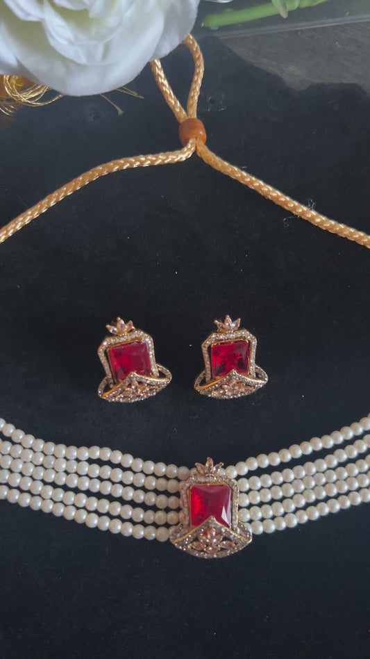Crystal Choker Set